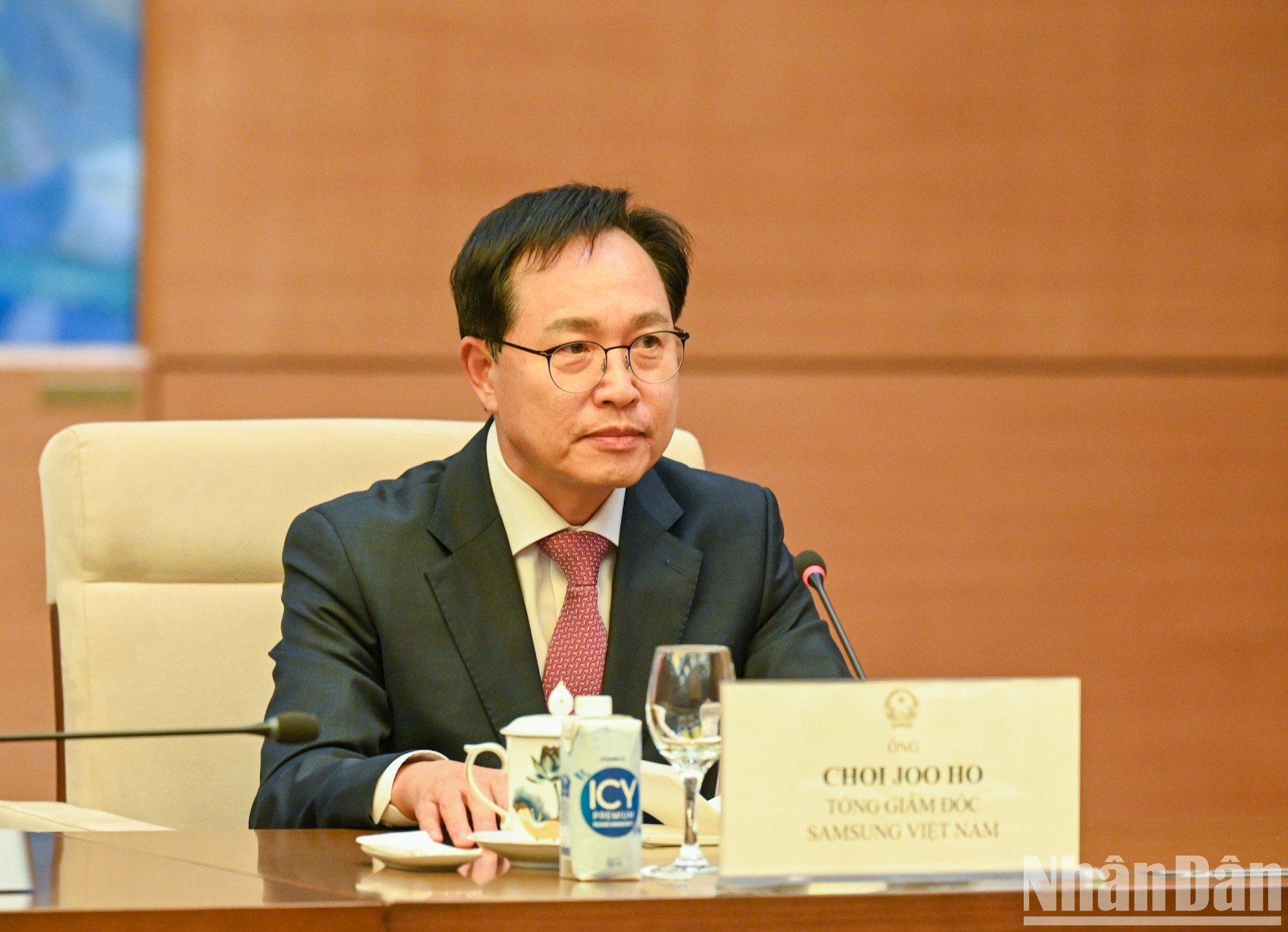 El director general de Samsung Vietnam, Choi Joo Ho. El director general de Samsung Vietnam, Choi Joo Ho.