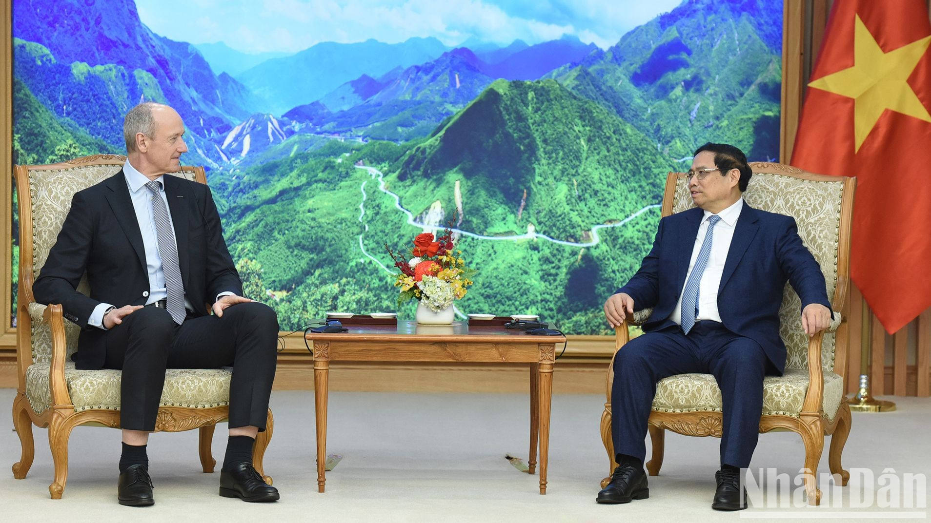 [Foto] Premier vietnamita recibe al presidente y director general de Siemens AG