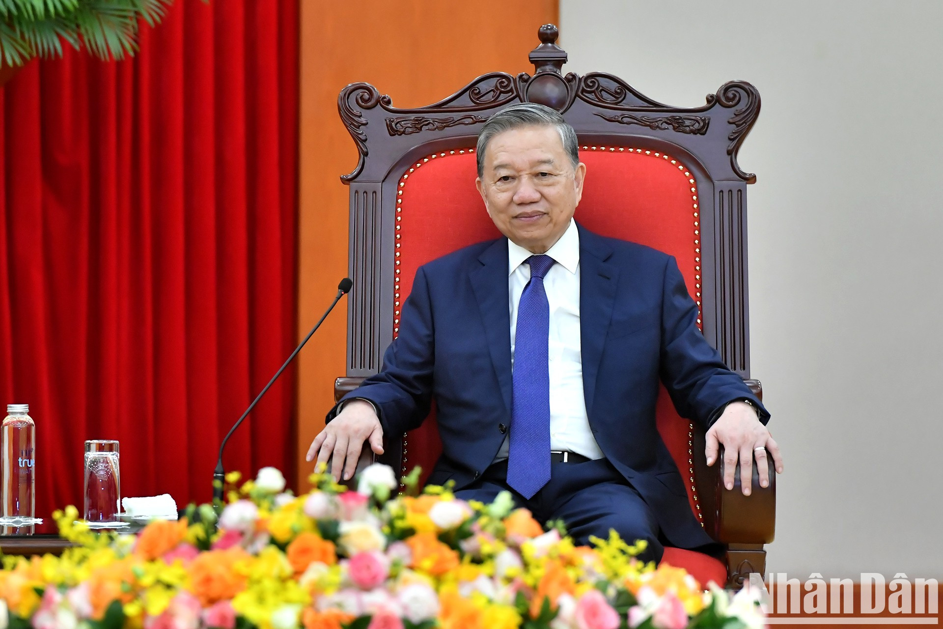 El máximo dirigente partidista vietnamita, To Lam. El máximo dirigente partidista vietnamita, To Lam.