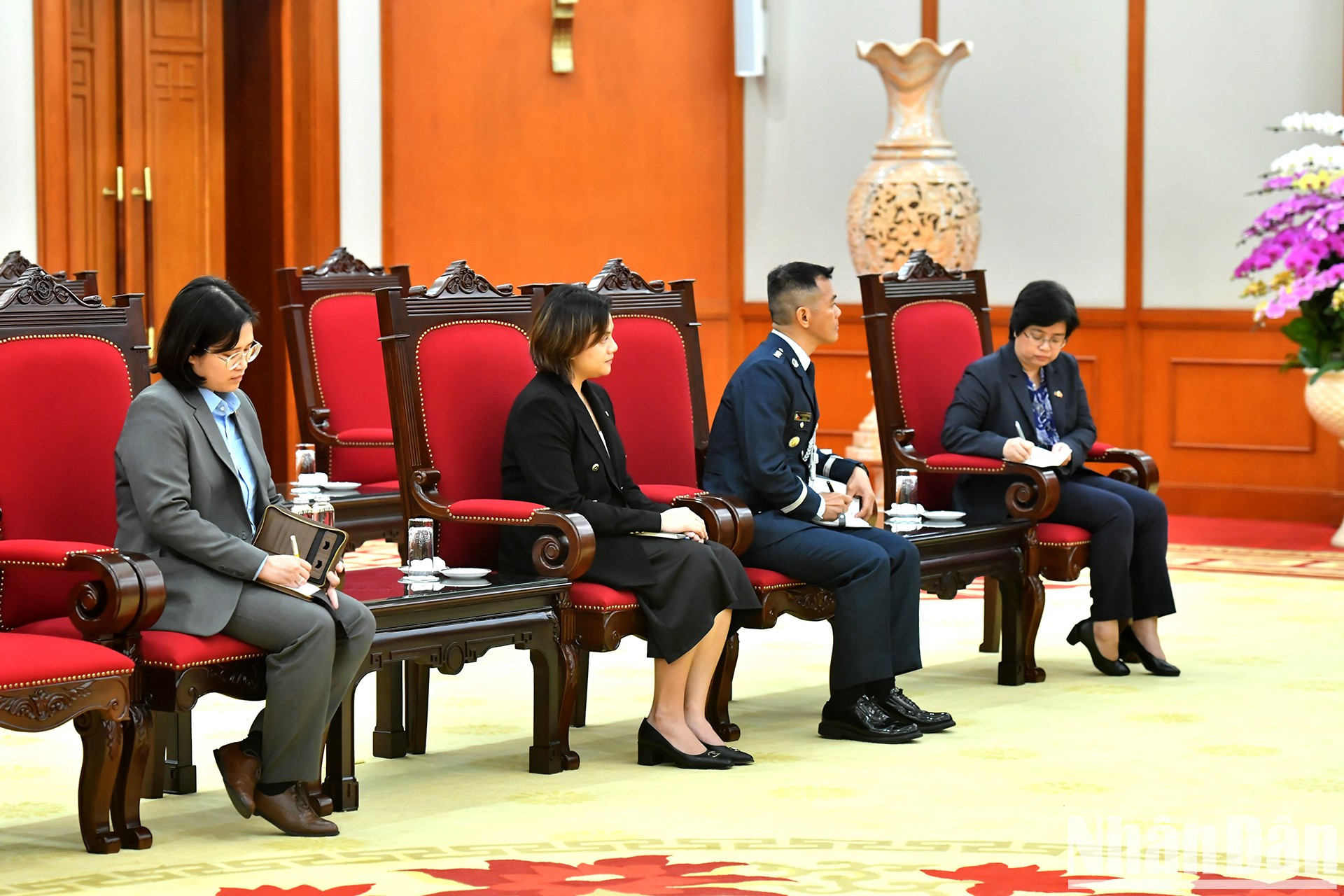 Delegados filipinos en el encuentro. Delegados filipinos en el encuentro.