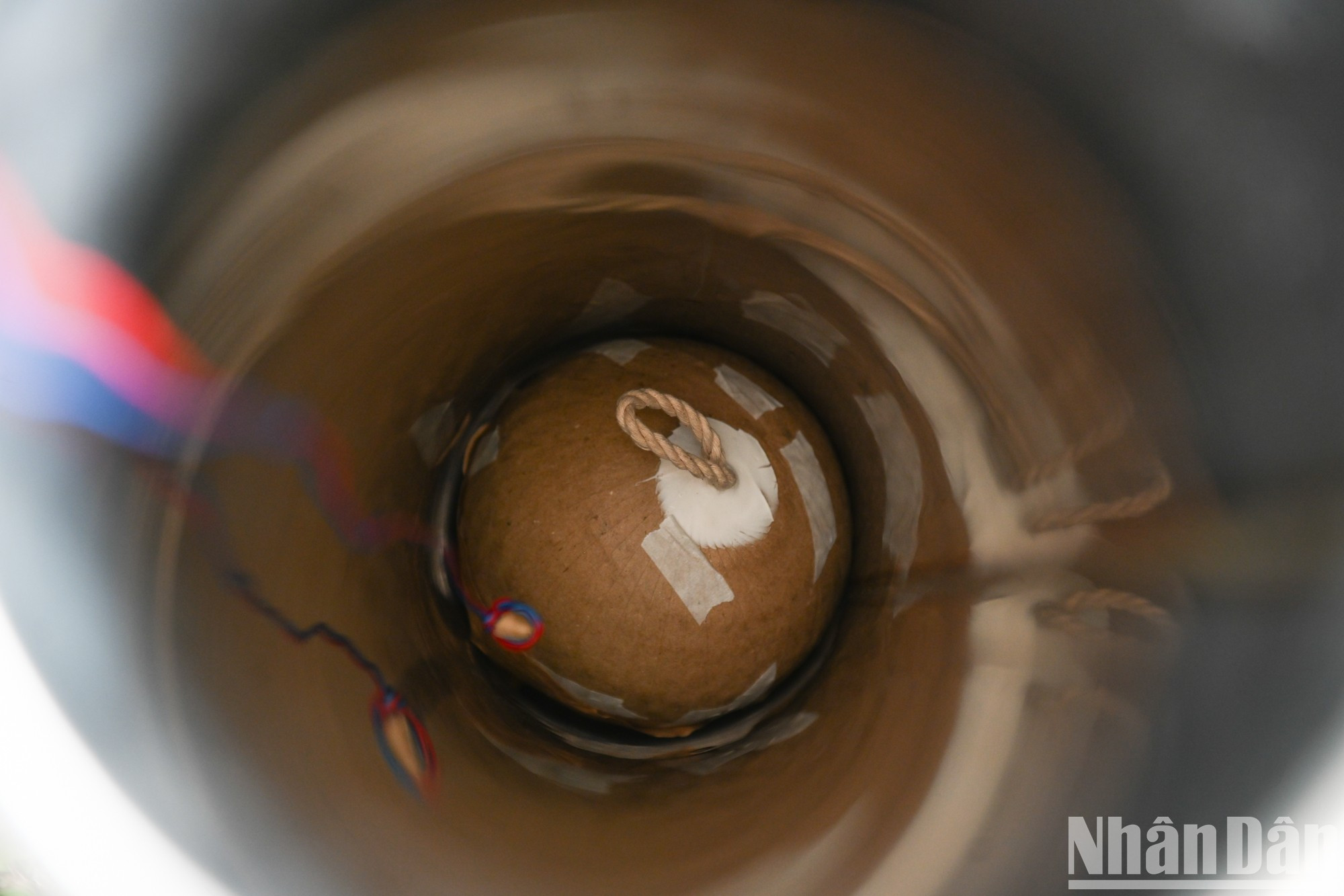 Proyectil en lanzador. Proyectil en lanzador.