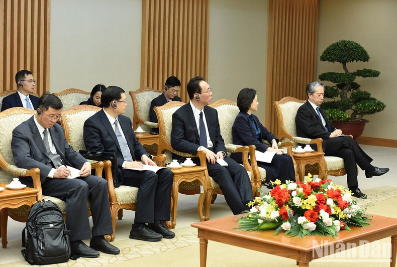 Delegación china en la cita. Delegación china en la cita.