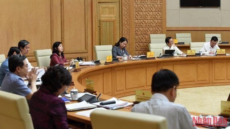 Los asistentes en la reunión.