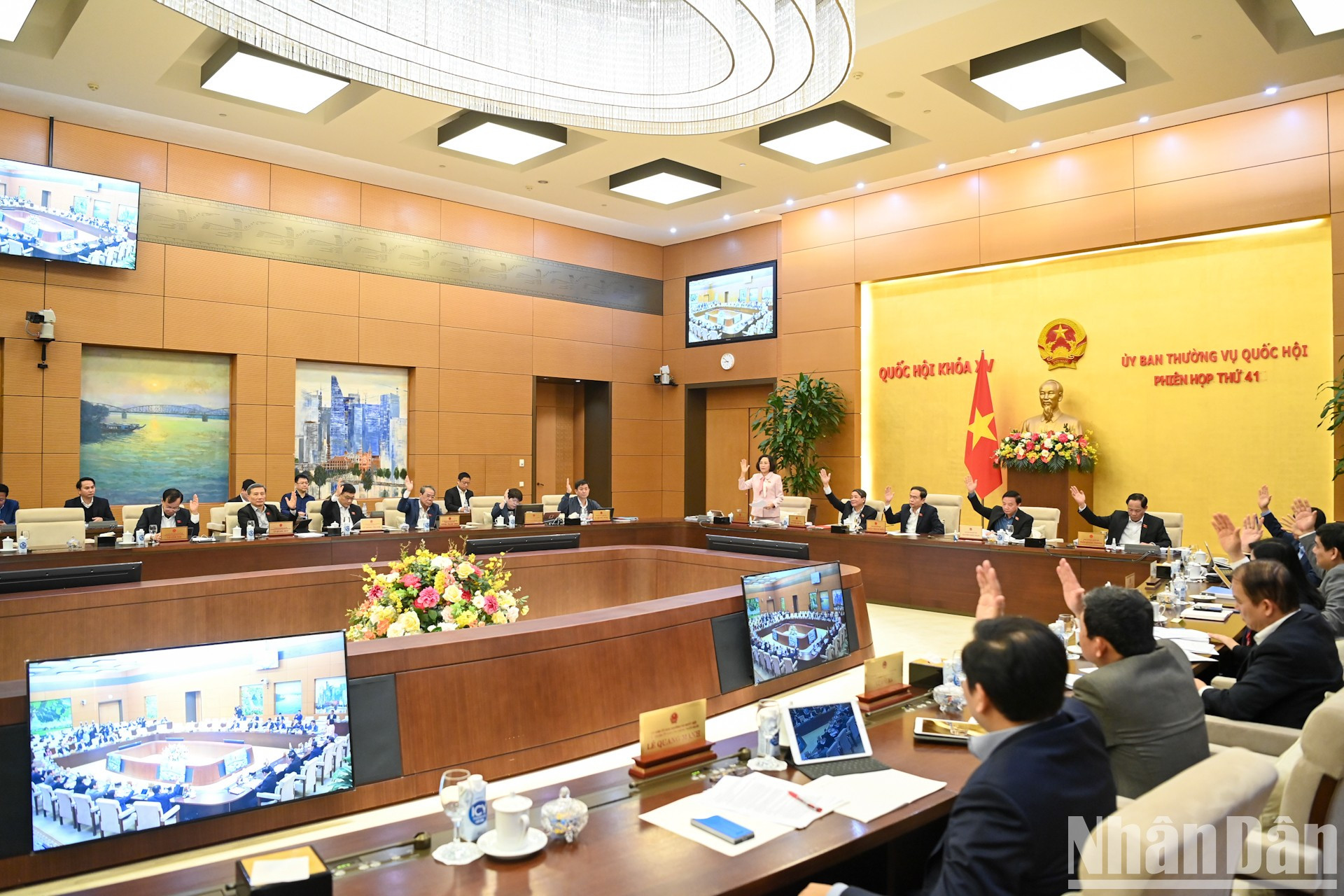 El Comité Permanente de la ANV vota para aprobar la Resolución.