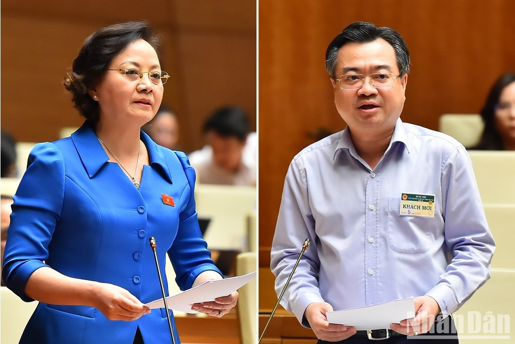 Parlamento vietnamita valora resultados del plan de desarrollo socioeconómico y presupuesto estatal ảnh 7 Parlamento vietnamita valora resultados del plan de desarrollo socioeconómico y presupuesto estatal ảnh 7