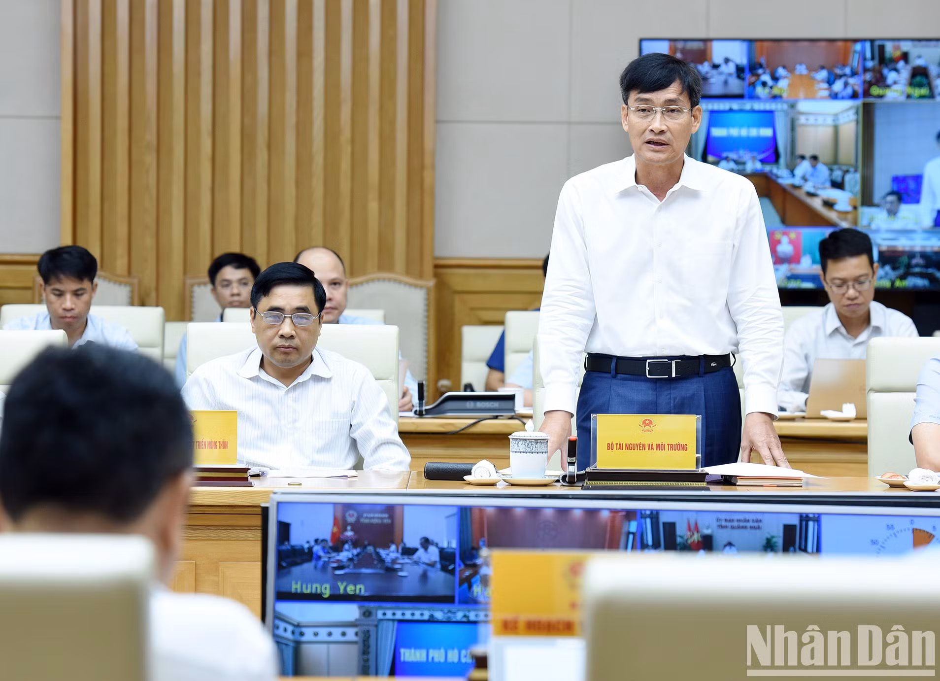 El viceministro de Recursos Naturales y Medio Ambiente, Tran Quy Kien.