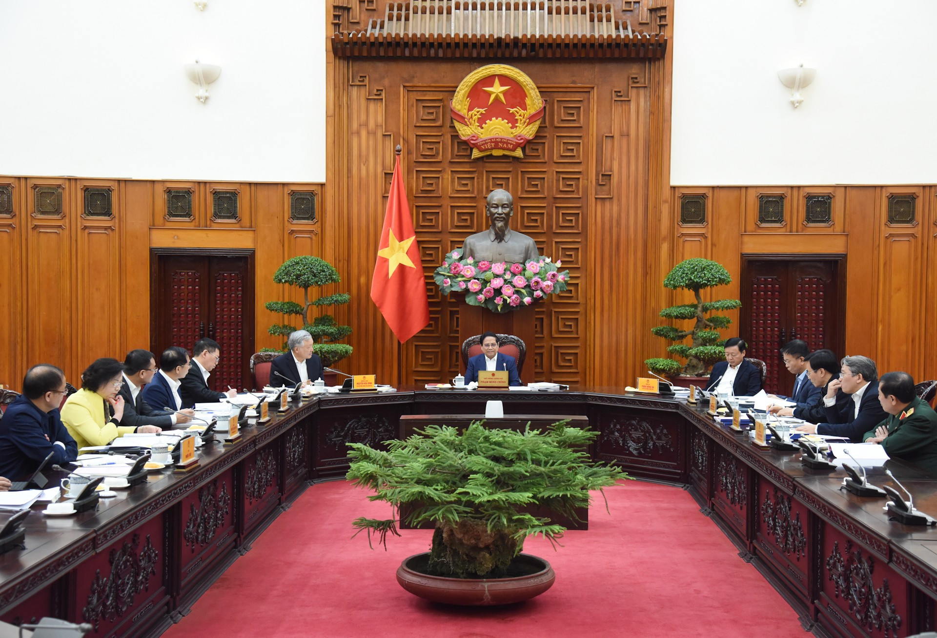 Escena de la reunión.