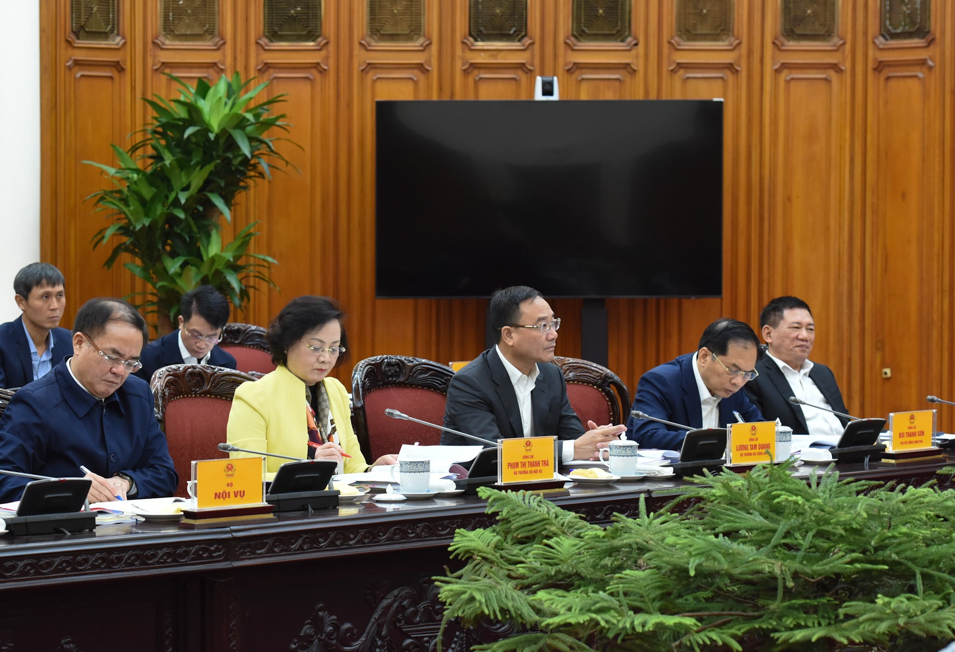 Delegados a la cita.