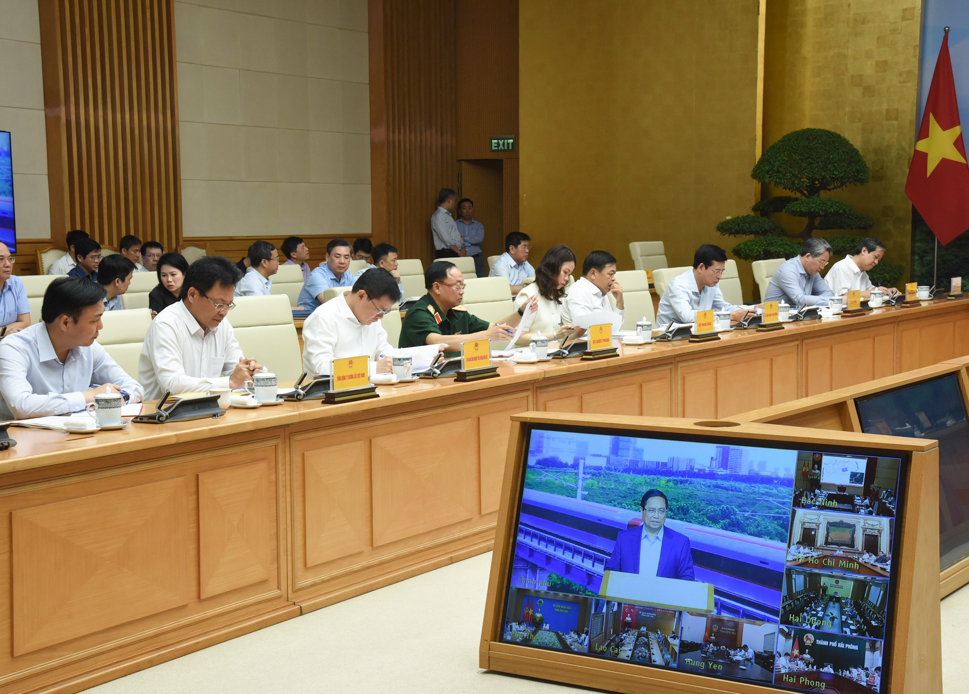Delegados a la reunión.