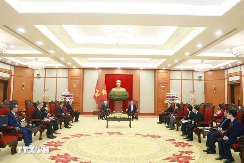 Escena de la recepción.