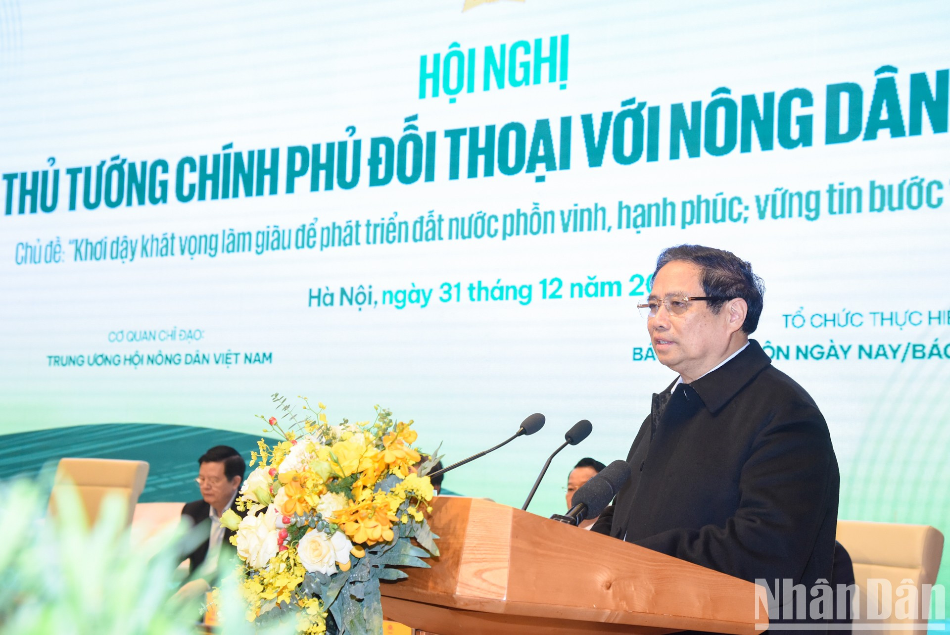 El primer ministro Pham Minh Chinh habla en la conferencia. El primer ministro Pham Minh Chinh habla en la conferencia.