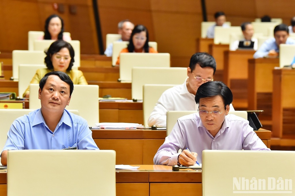 Parlamento vietnamita valora resultados del plan de desarrollo socioeconómico y presupuesto estatal ảnh 4 Parlamento vietnamita valora resultados del plan de desarrollo socioeconómico y presupuesto estatal ảnh 4