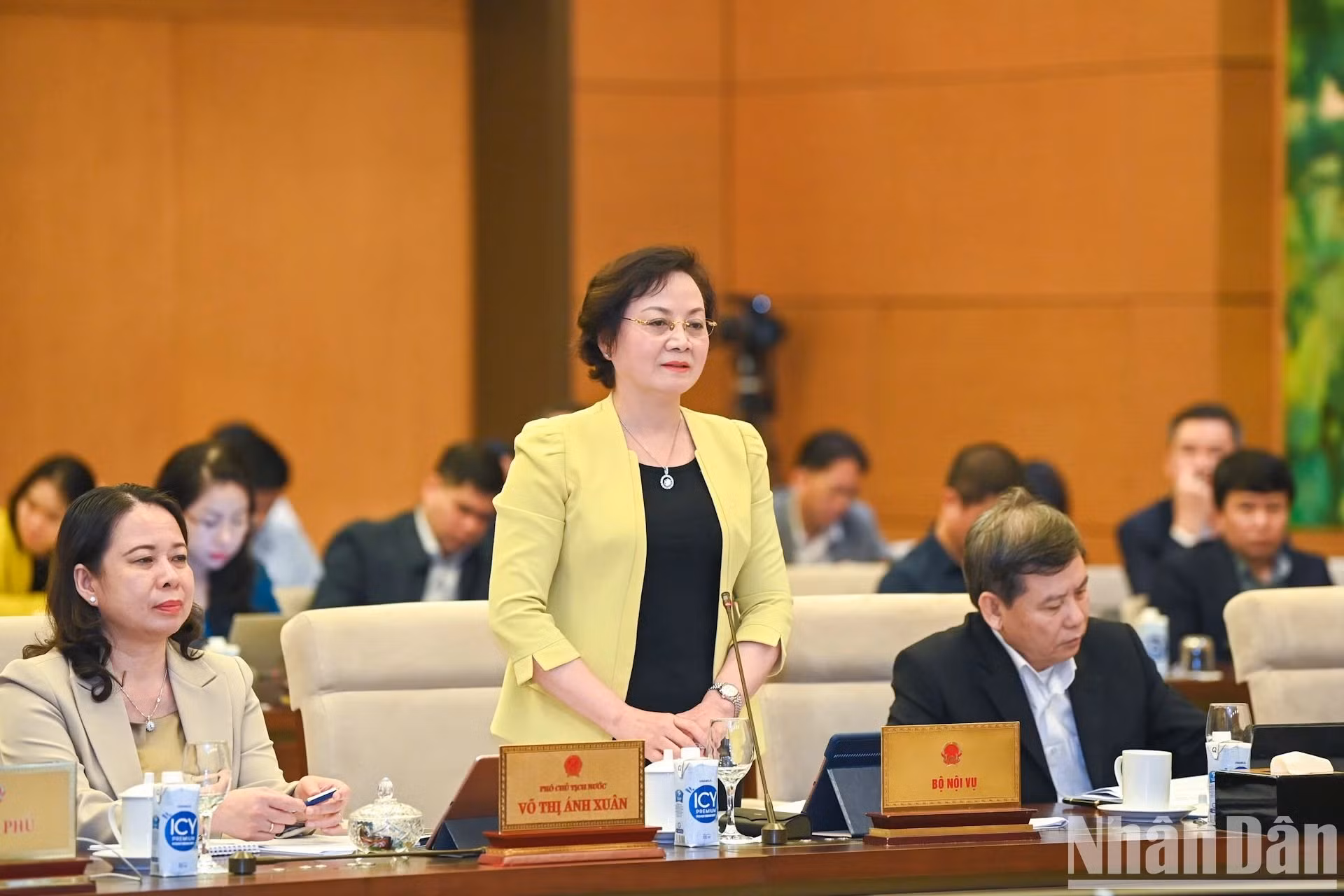 La ministra del Interior, Pham Thi Thanh Tra.