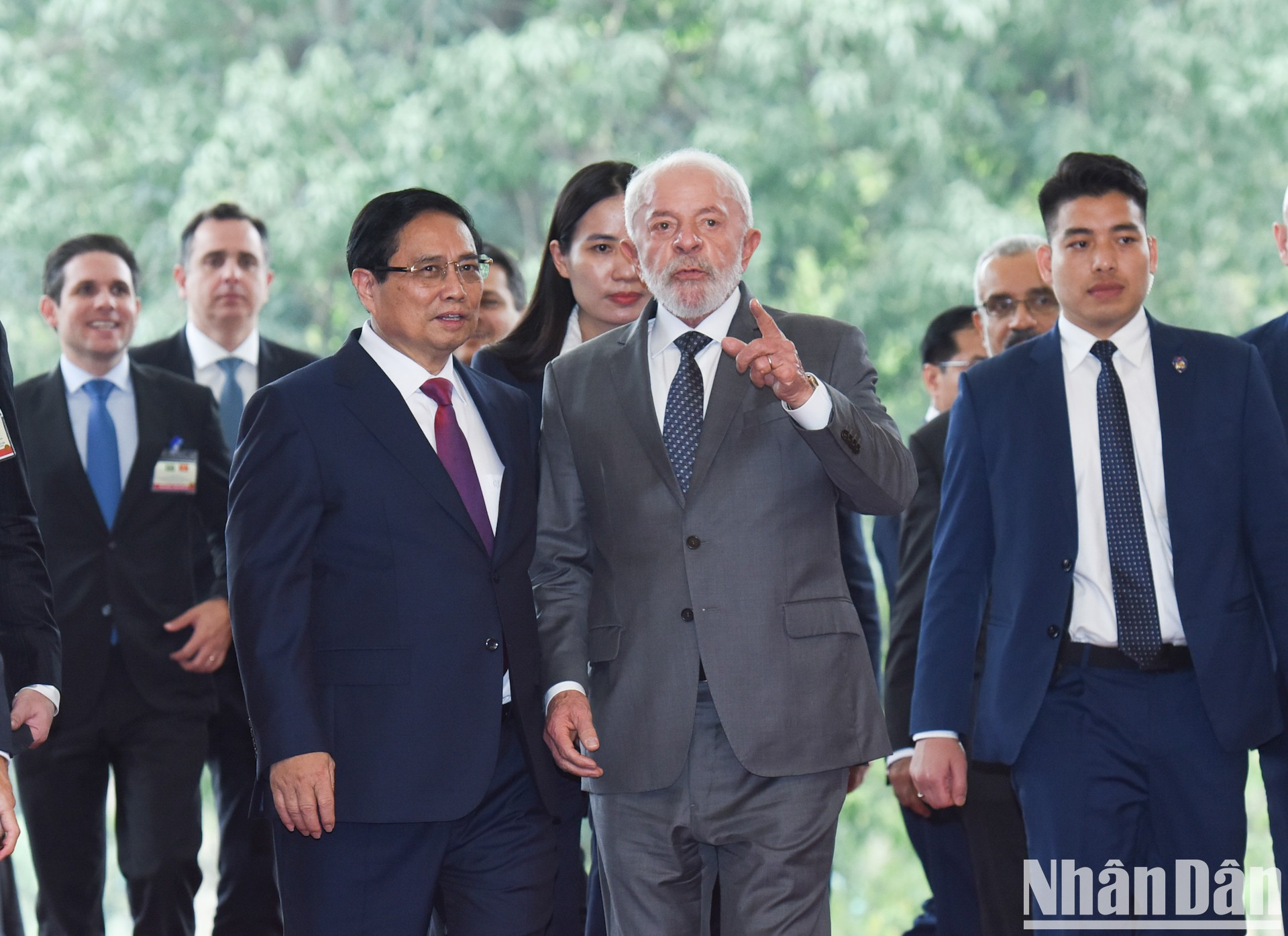 [Foto] Primer ministro vietnamita se entrevista con presidente brasileño