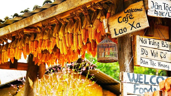 Casas de alojamiento para turistas en Lao Xa.