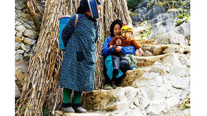 Los H'Mong aún conservan las tradicionales características culturales de su comunidad.