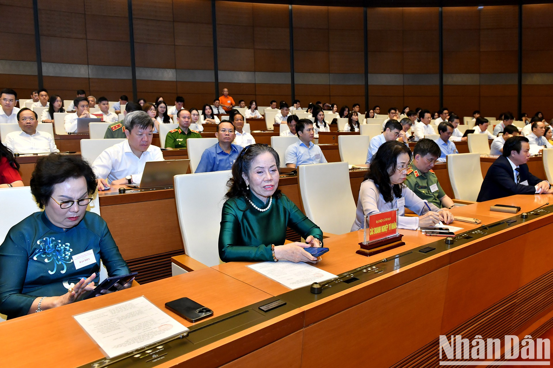 Delegados en el evento.