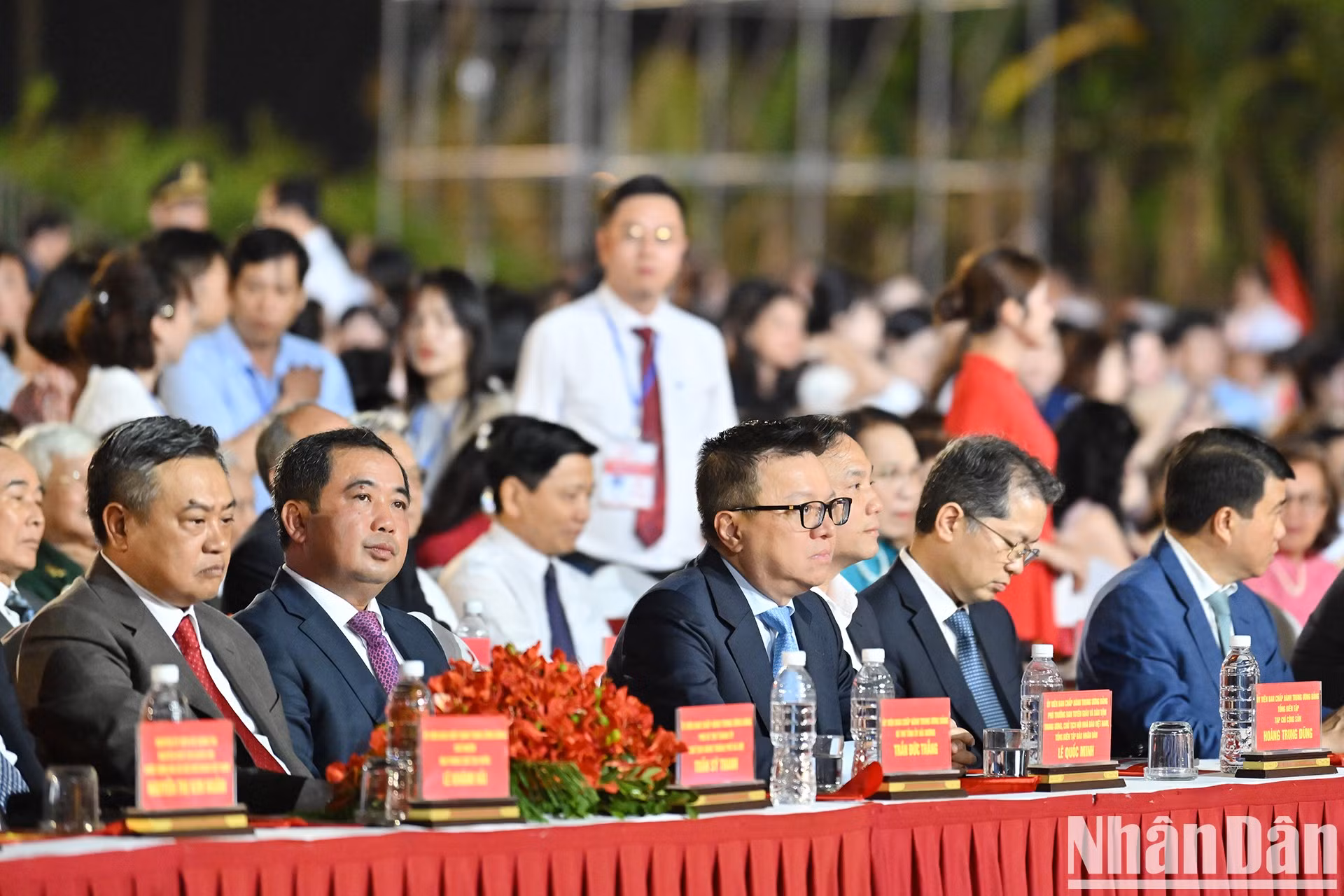 Delegados en el acto.