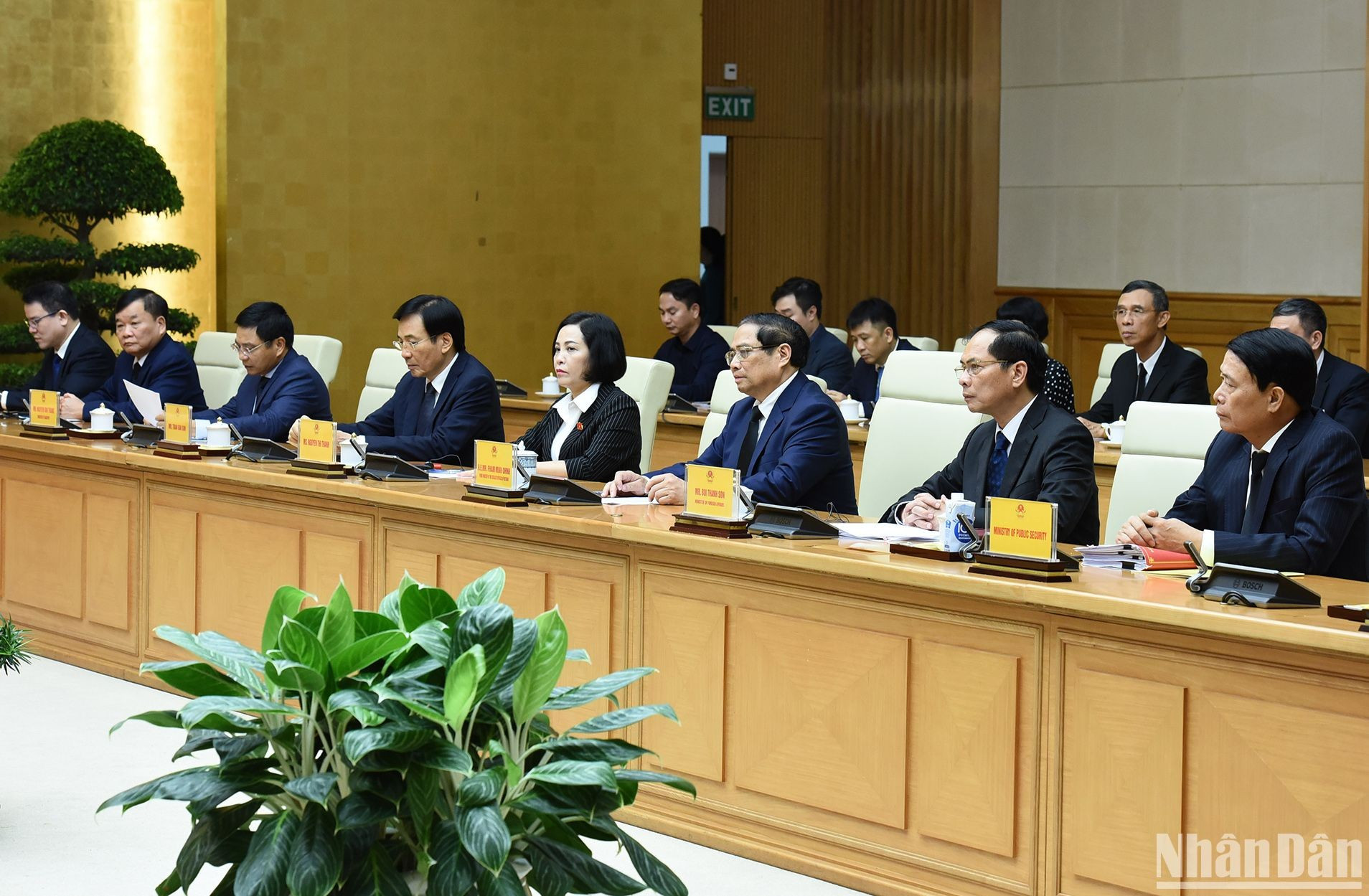 Delegados vietnamitas en el evento.