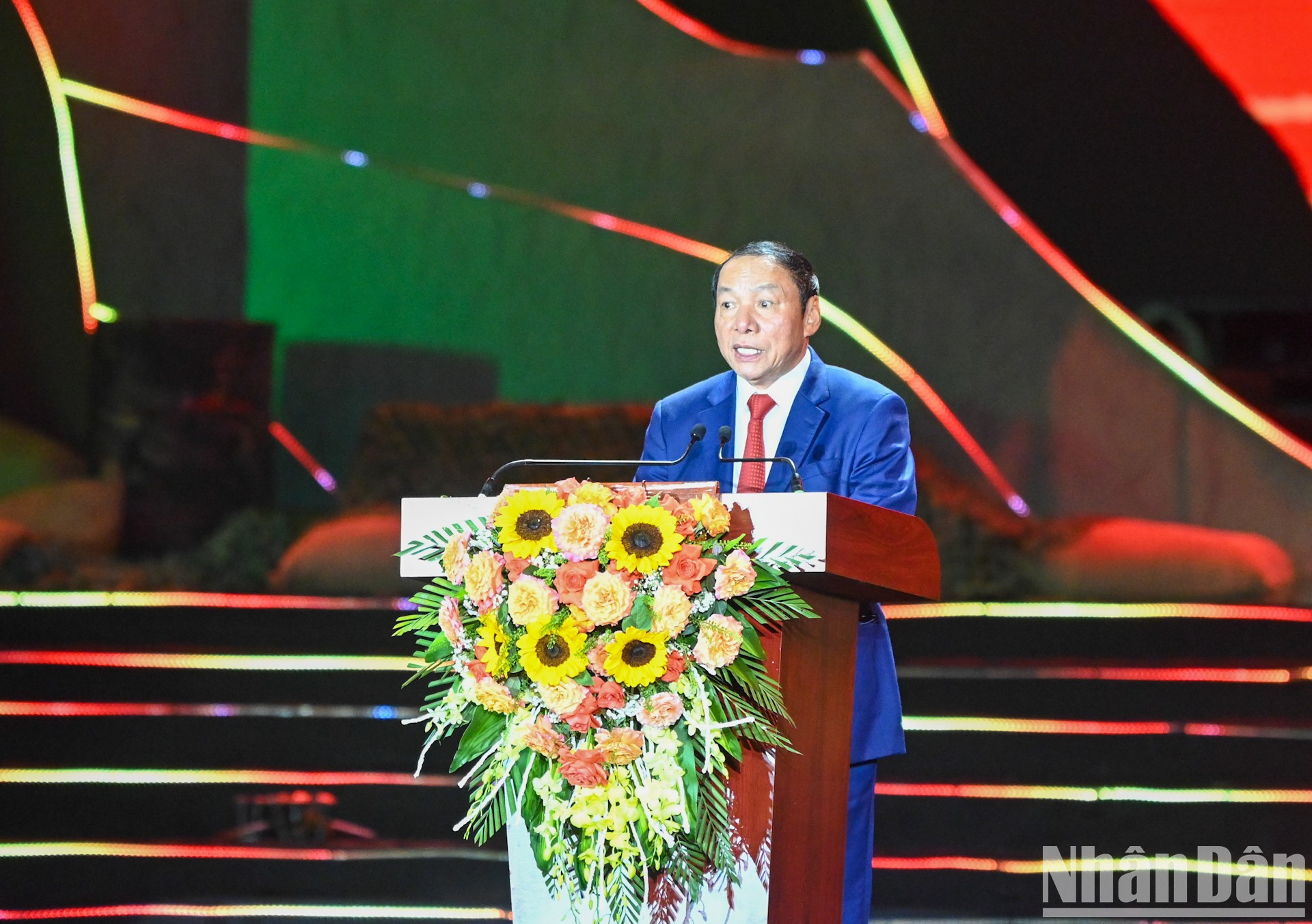 El ministro de Cultura, Deportes y Turismo, Nguyen Van Hung, interviene. El ministro de Cultura, Deportes y Turismo, Nguyen Van Hung, interviene.