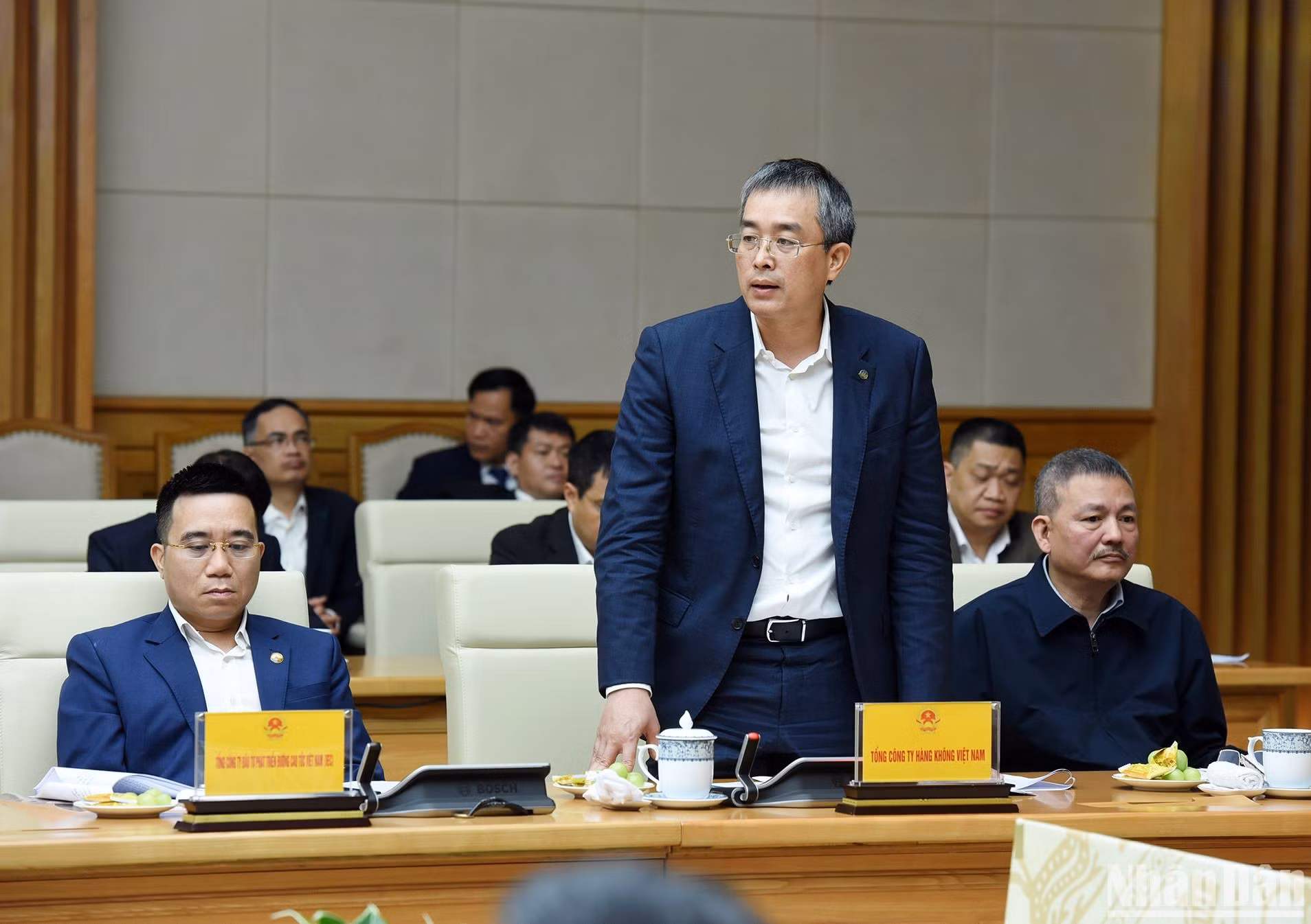El presidente del Consejo de Administración de Vietnam Airlines, Dang Ngoc Hoa.
