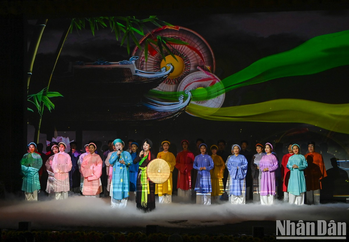 Interpretación de las canciones populares de Quan ho, de Bac Ninh.