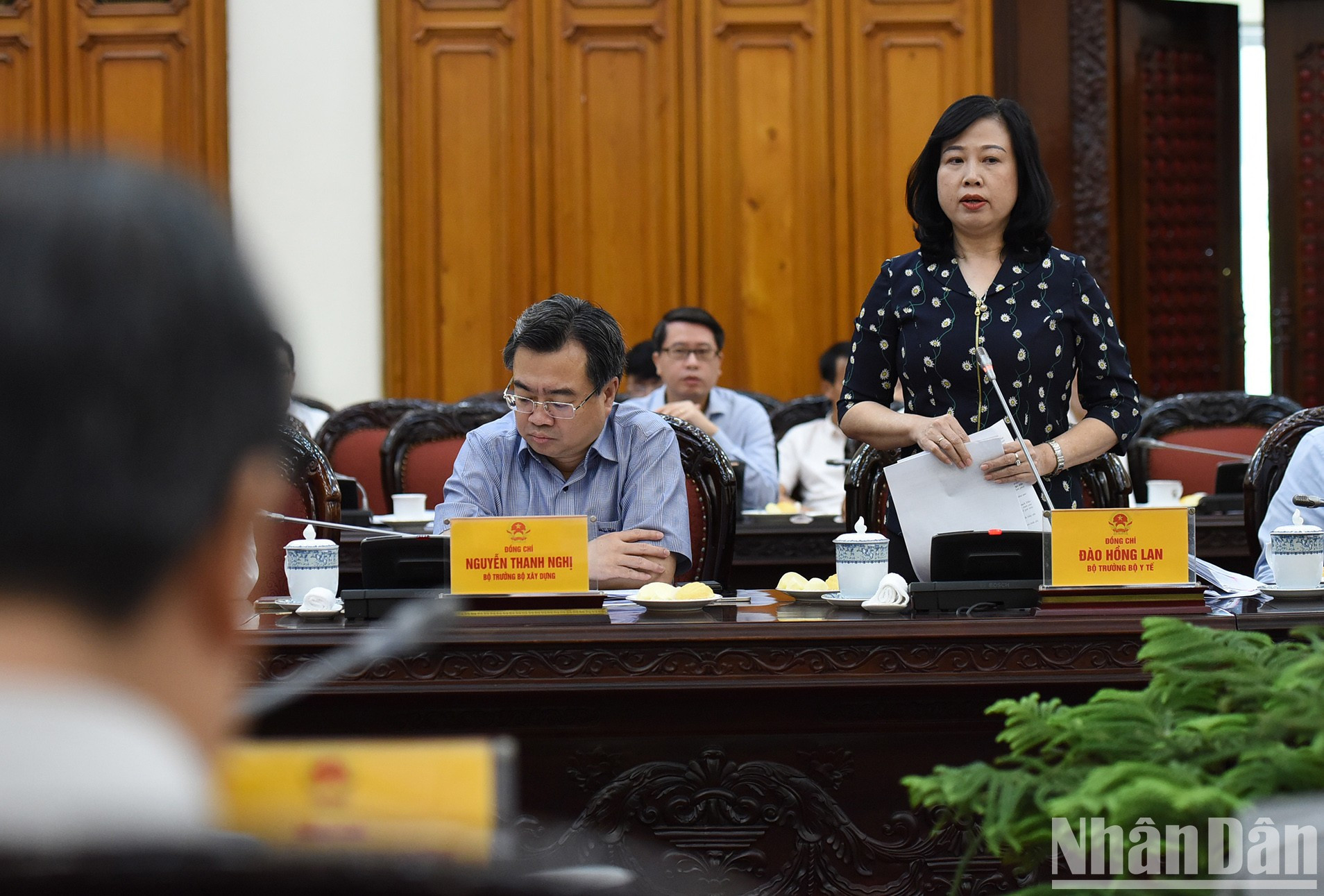 Habla la ministra de Salud Pública, Dao Hong Lan.