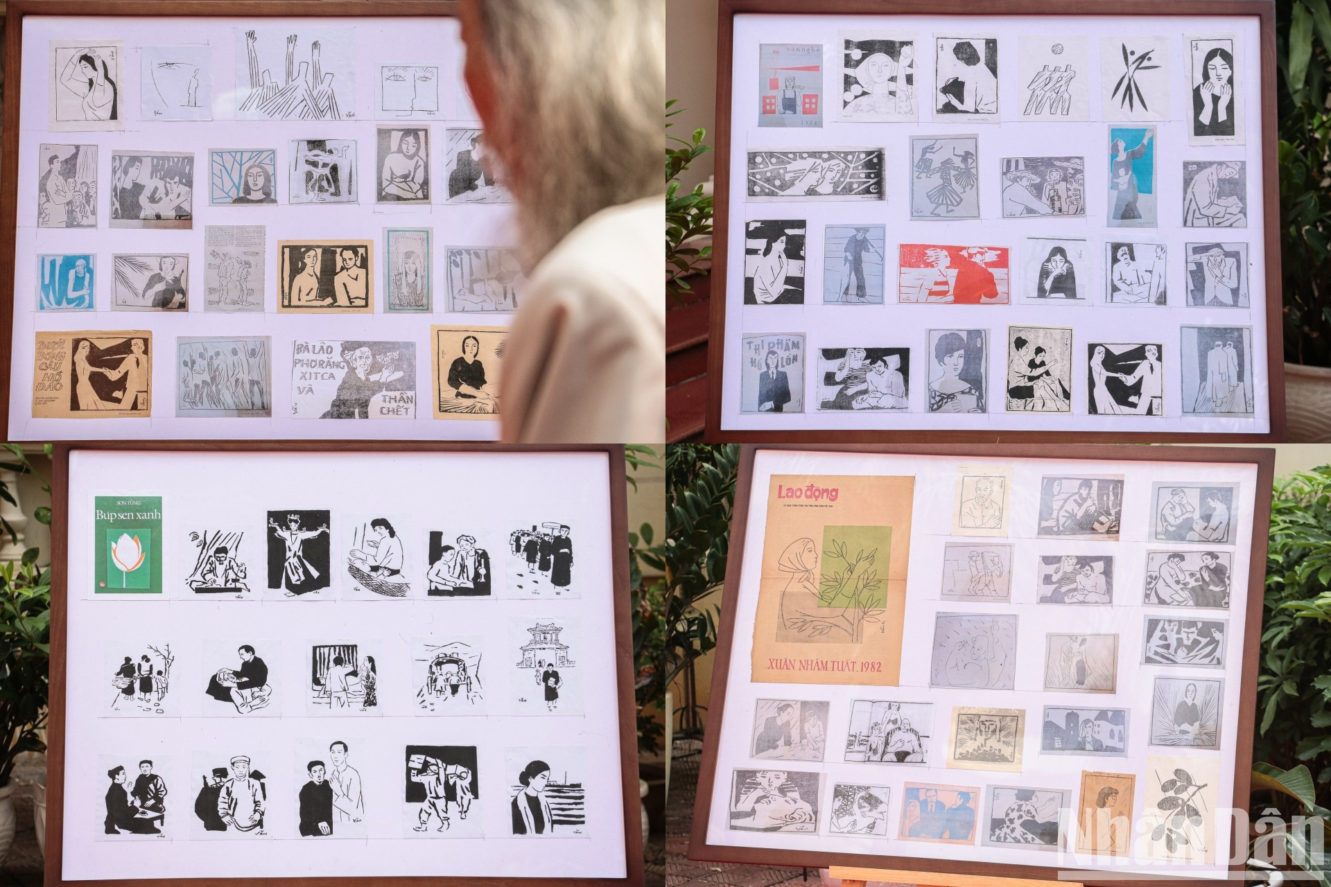 Exhiben ilustraciones y portadas de libros creadas por Van Cao.