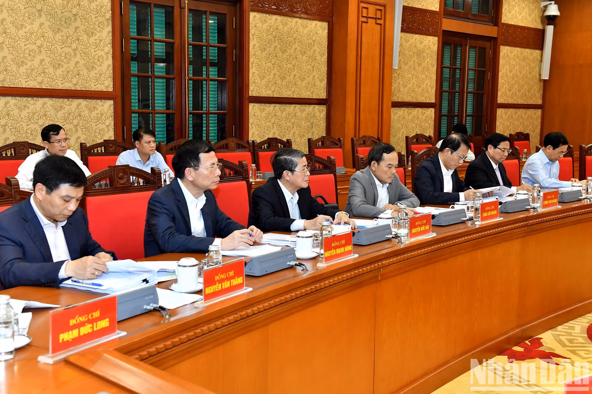 Los miembros del Comité Directivo en la cita.