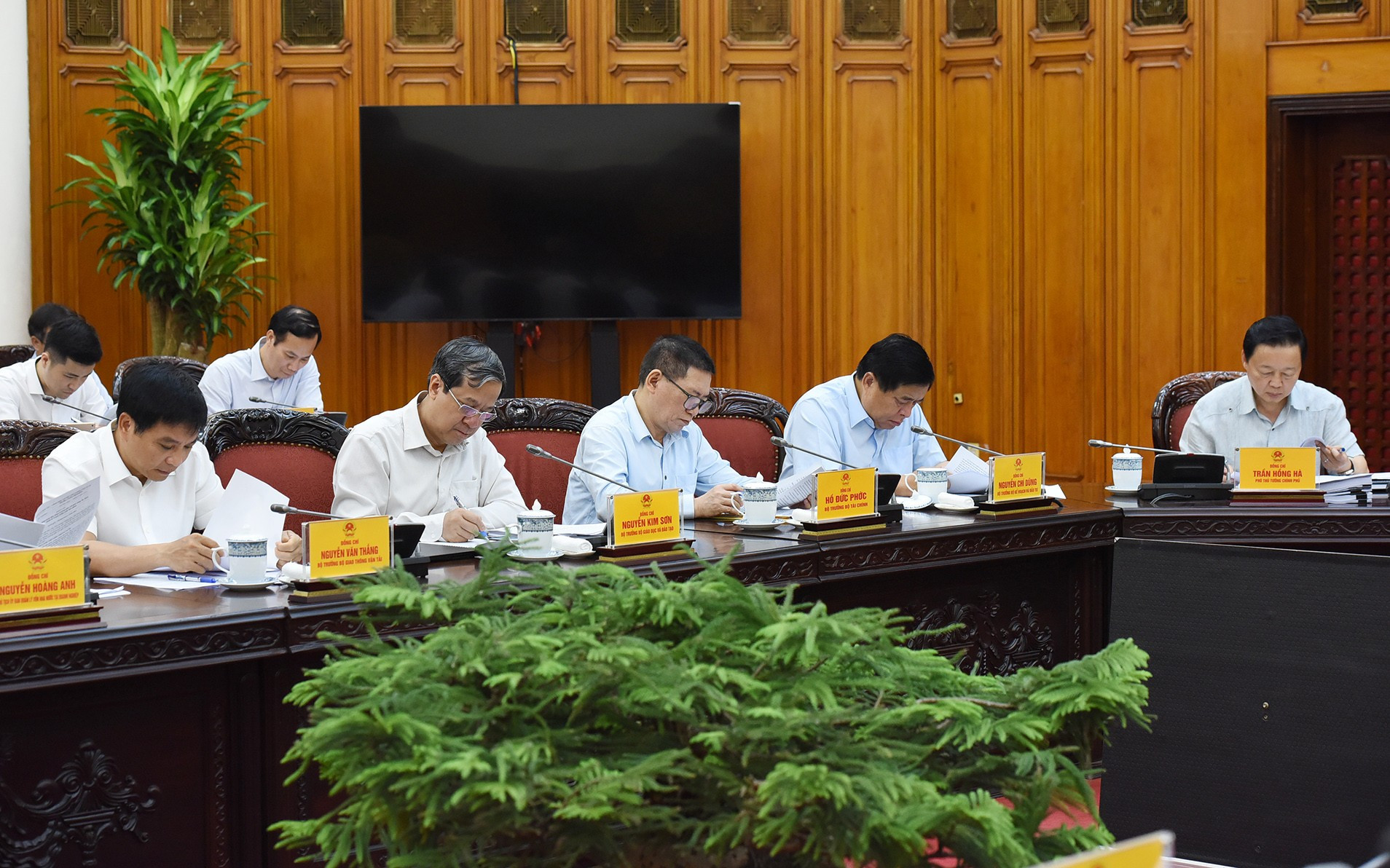 Delegados en el evento.