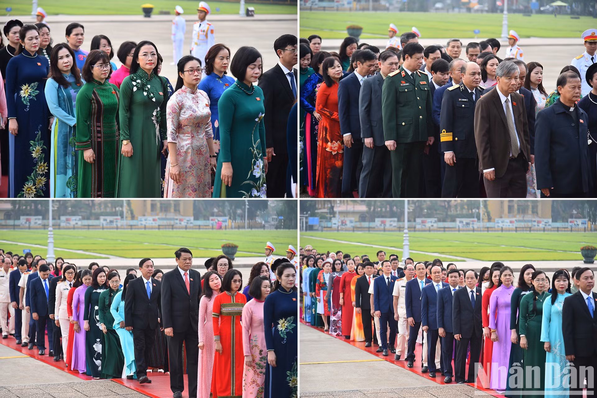 Diputados rinden tributo al Presidente Ho Chi Minh.