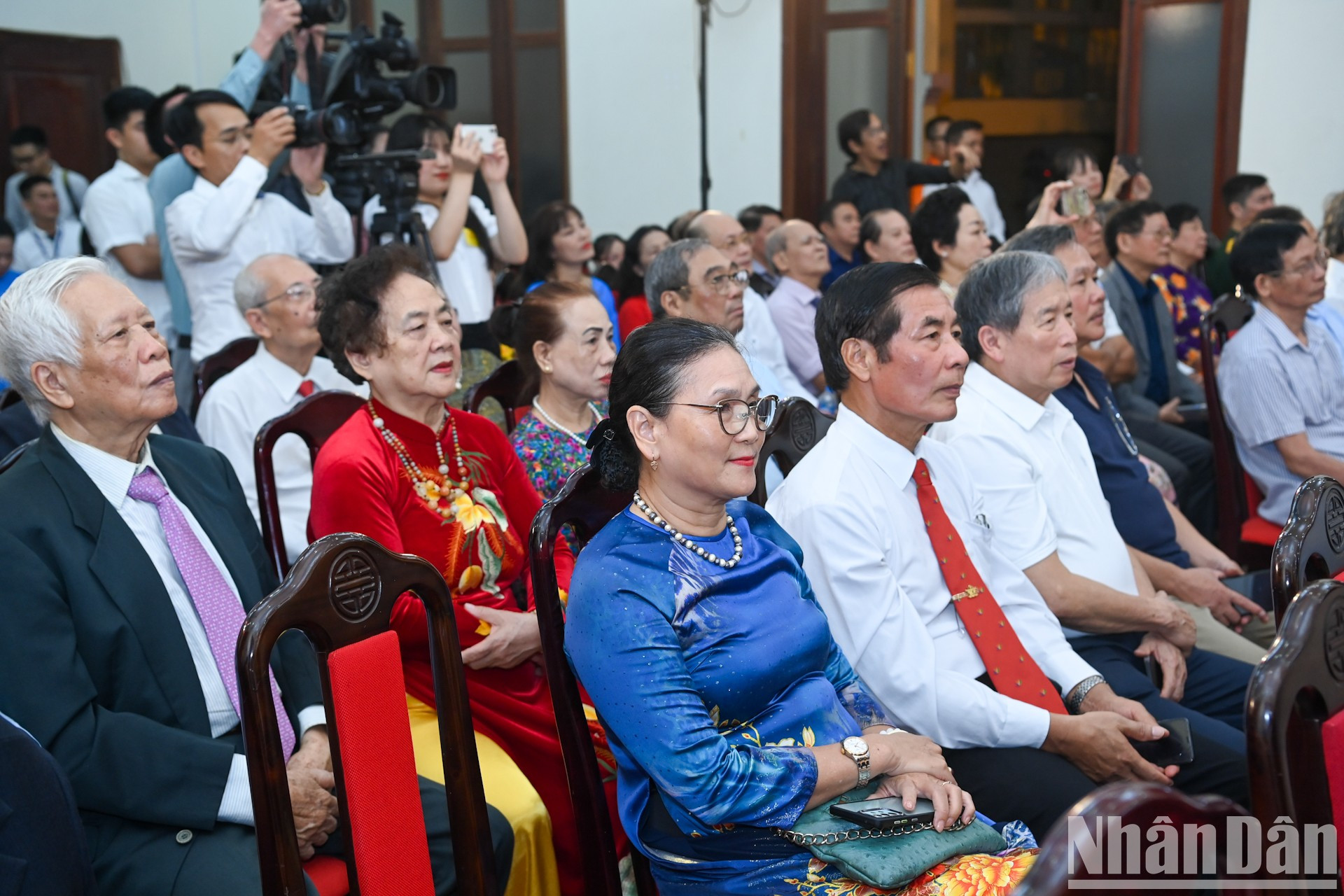 Habitantes de Quan Thanh en el evento.