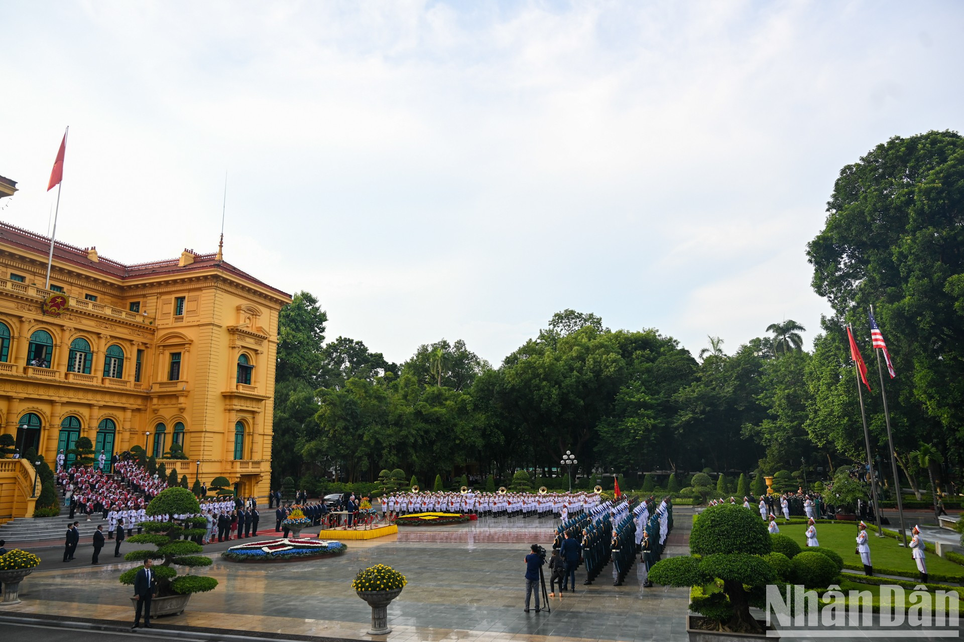 Panorama de la ceremonia.