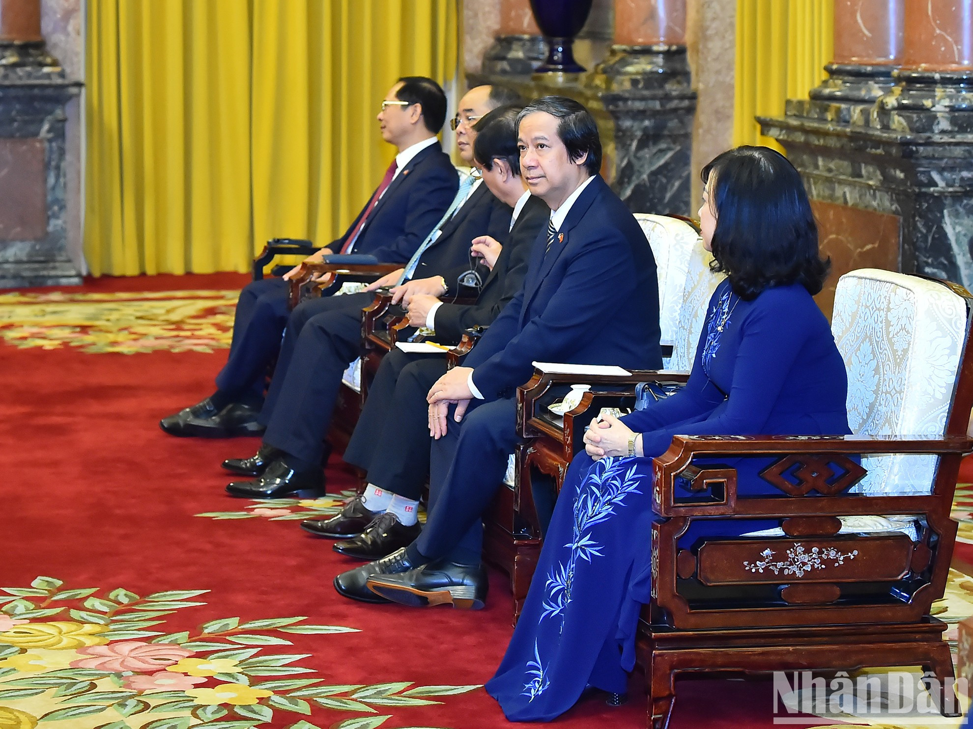 Delegados vietnamitas asistentes al encuentro. Delegados vietnamitas asistentes al encuentro.