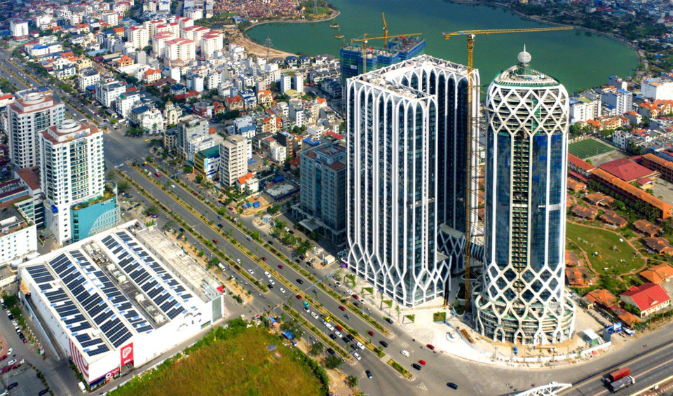 Una vista de la ciudad de Hai Phong en la actualidad. Una vista de la ciudad de Hai Phong en la actualidad.