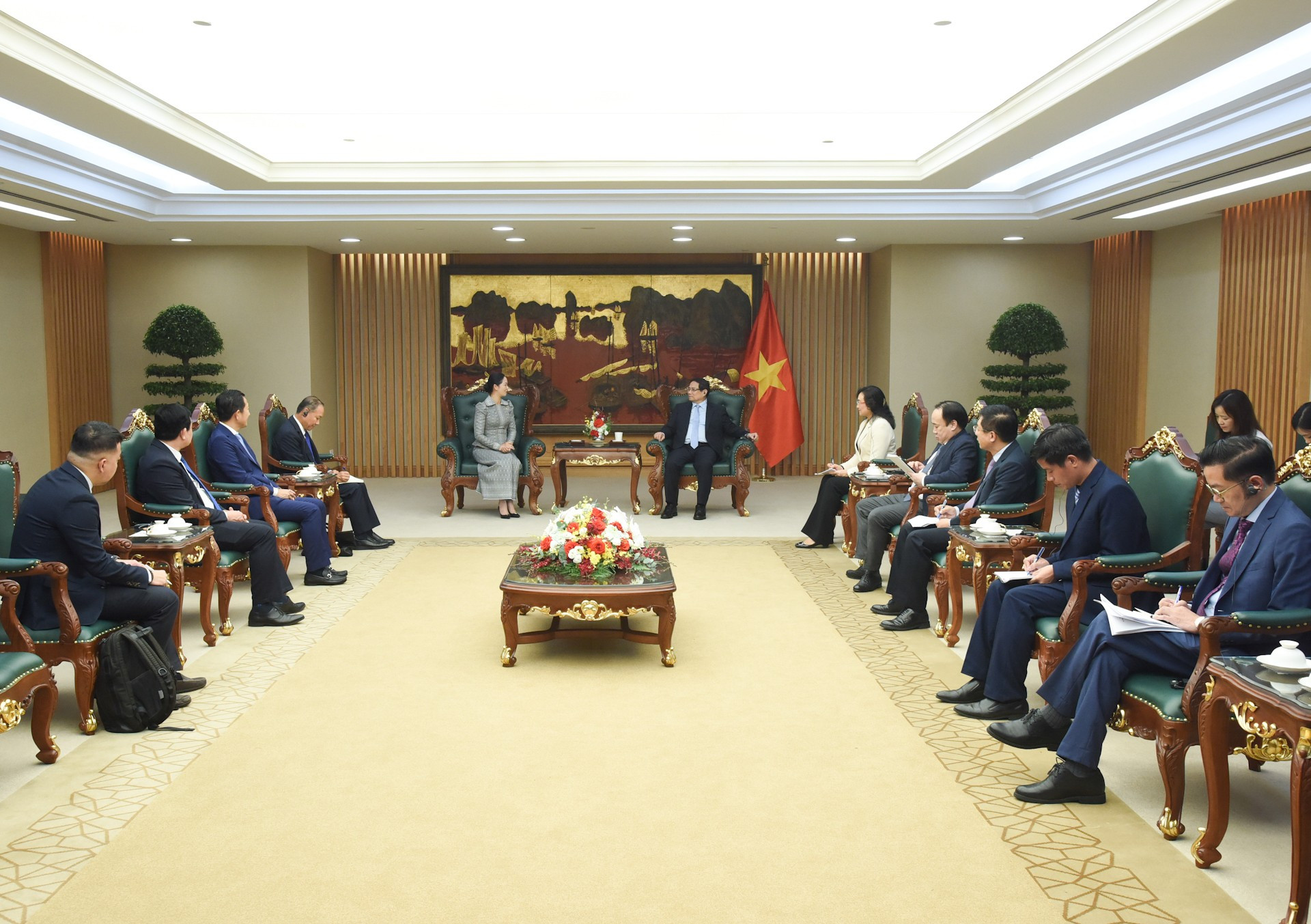 Vista de la reunión.