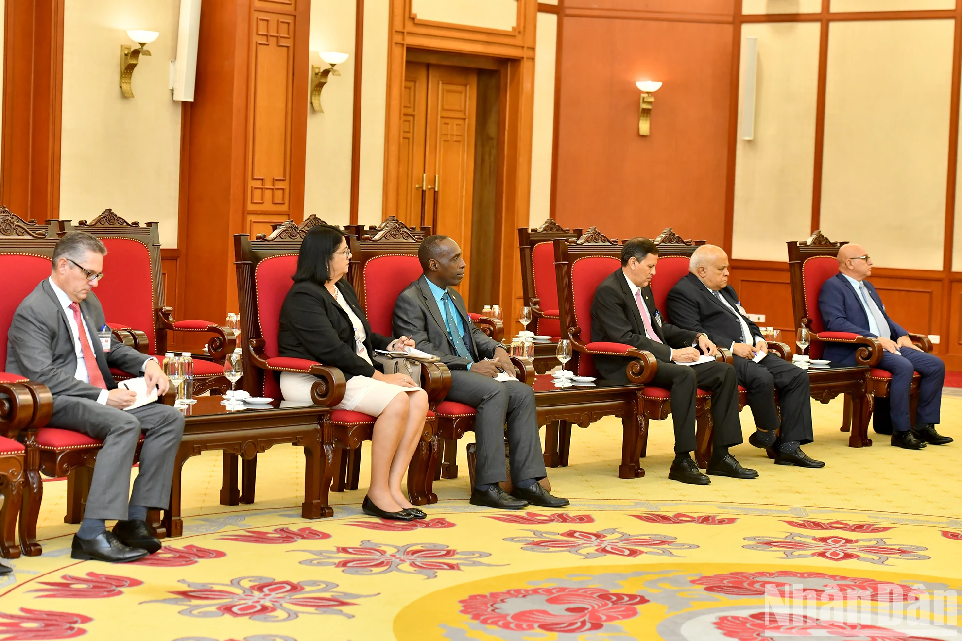 La delegación cubana en el evento. La delegación cubana en el evento.