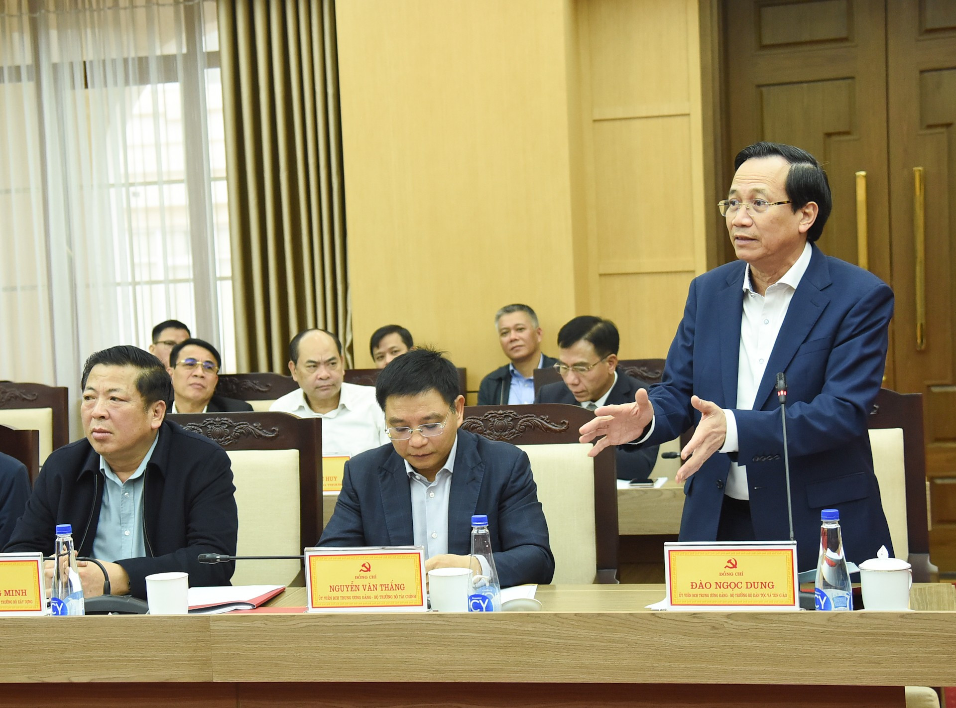 El ministro de Asuntos Étnicos y Religiosos, Dao Ngoc Dung, en el evento. El ministro de Asuntos Étnicos y Religiosos, Dao Ngoc Dung, en el evento.