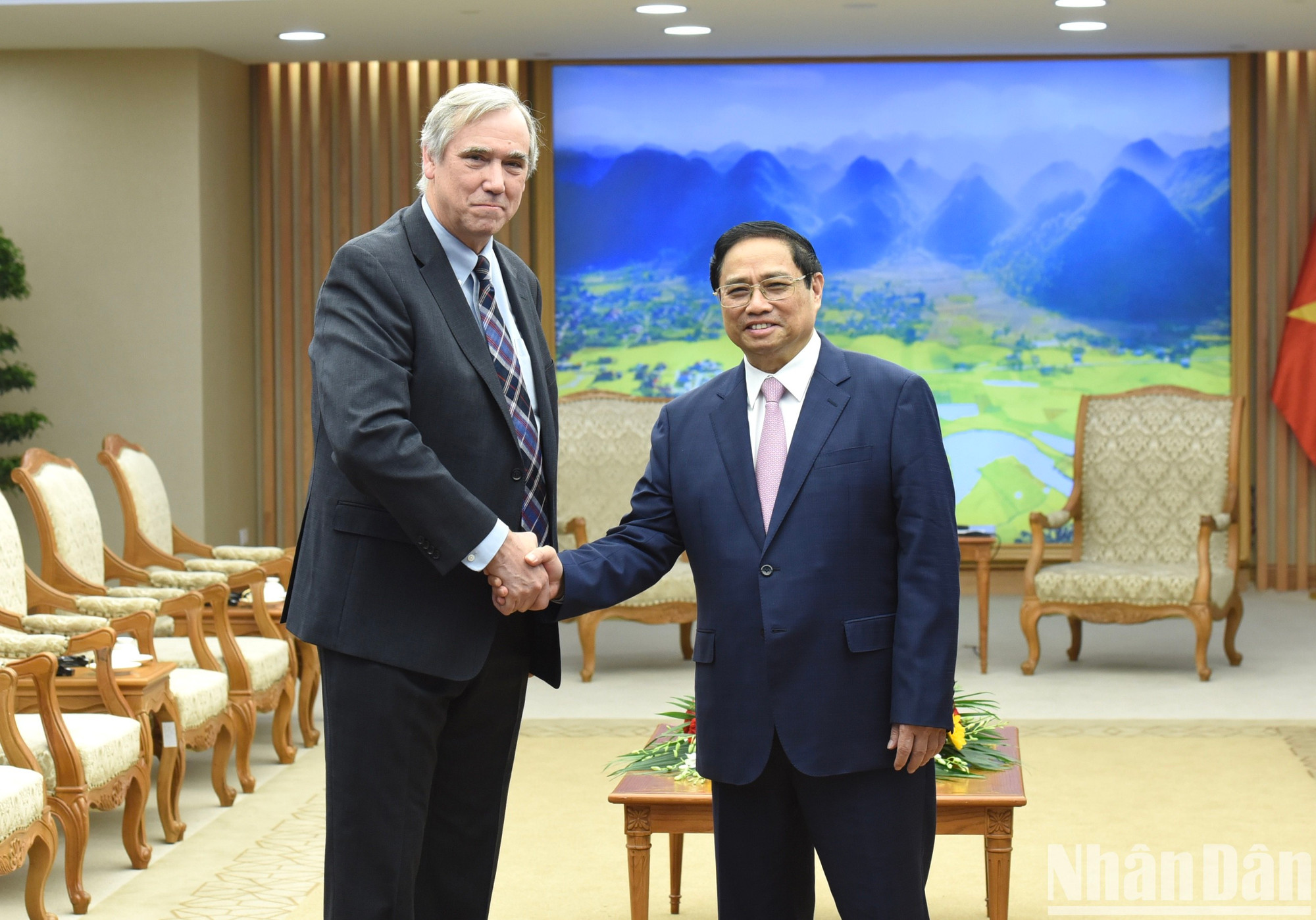 [Foto] Premier vietnamita recibe a delegación de congresistas estadounidenses