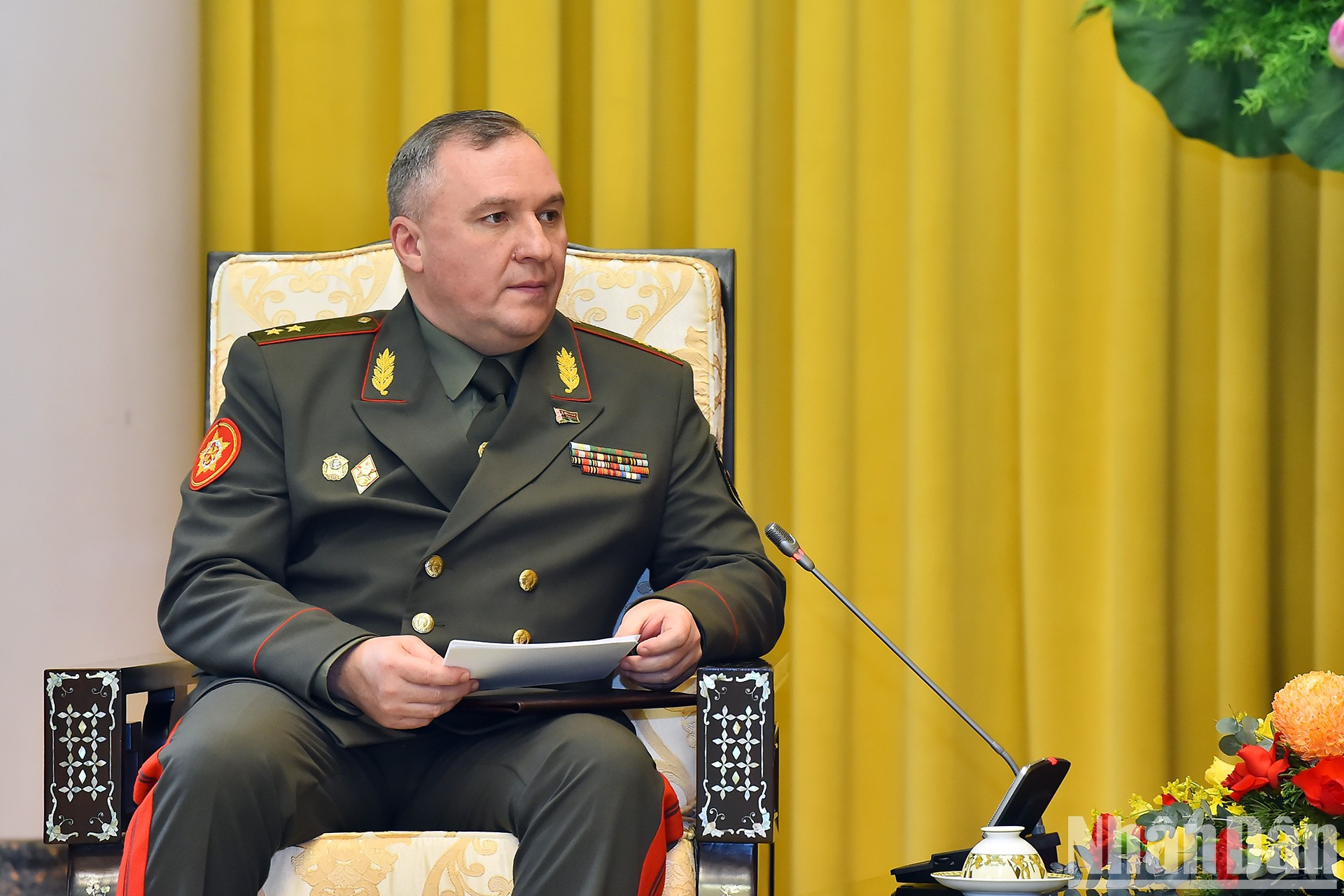 Khrenin Viktor Gennadievich interviene en el encuentro, Khrenin Viktor Gennadievich interviene en el encuentro,