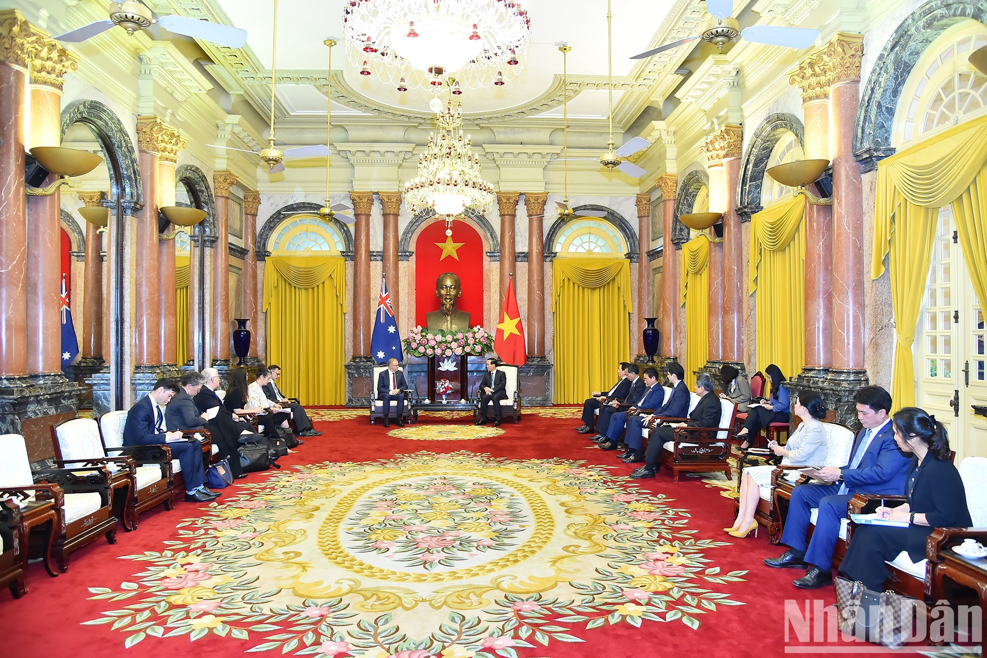 Vista de la reunión.