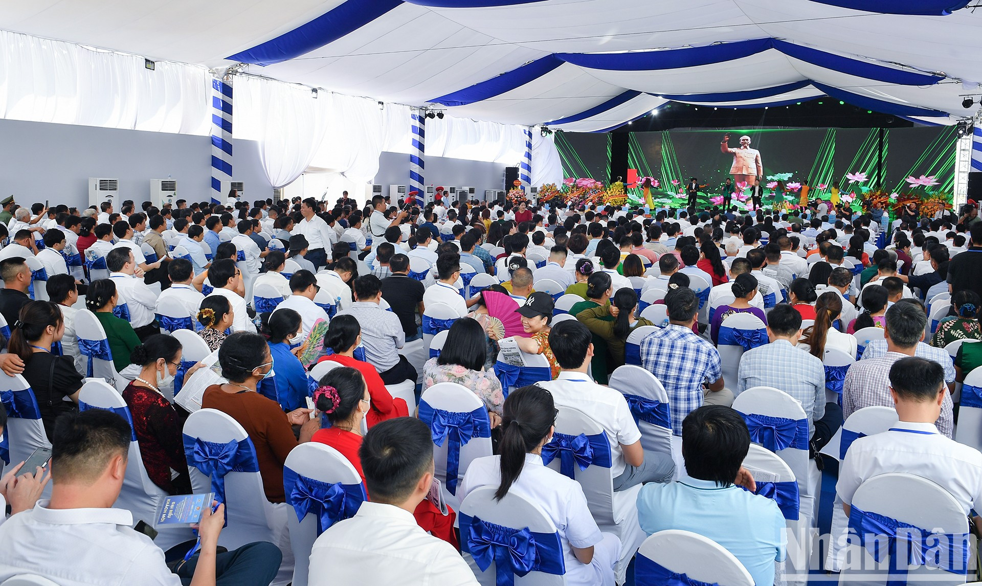 Panorama de la ceremonia de inauguración del proyecto.