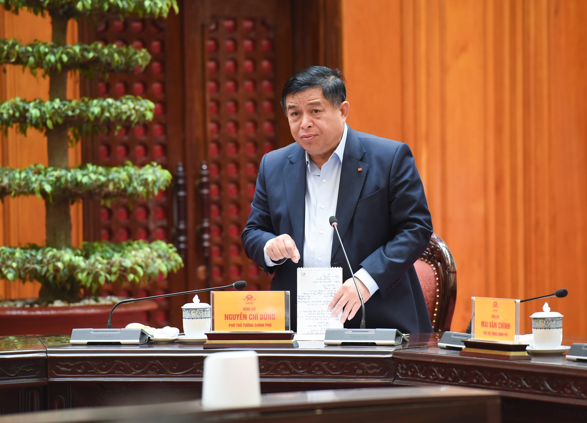 El viceprimer ministro Nguyen Chi Dung en el evento.