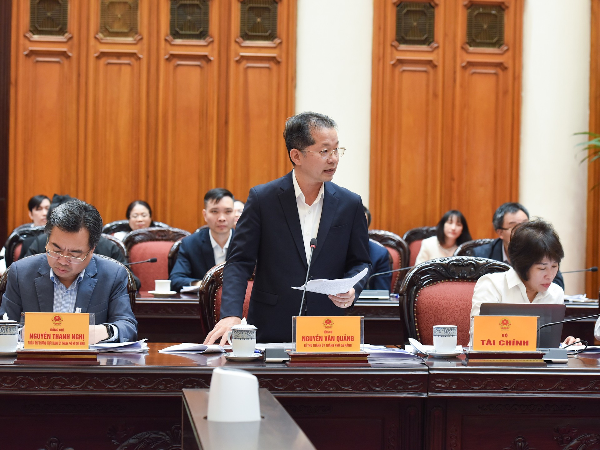 El secretario del Comité del Partido en la ciudad de Da Nang, Nguyen Van Quang, en la cita.