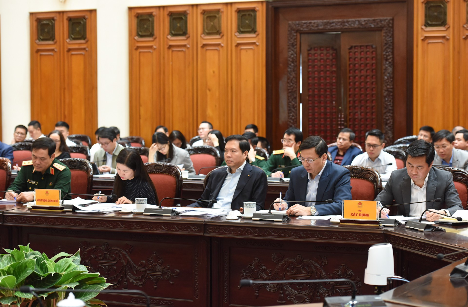 Delegados en la cita.