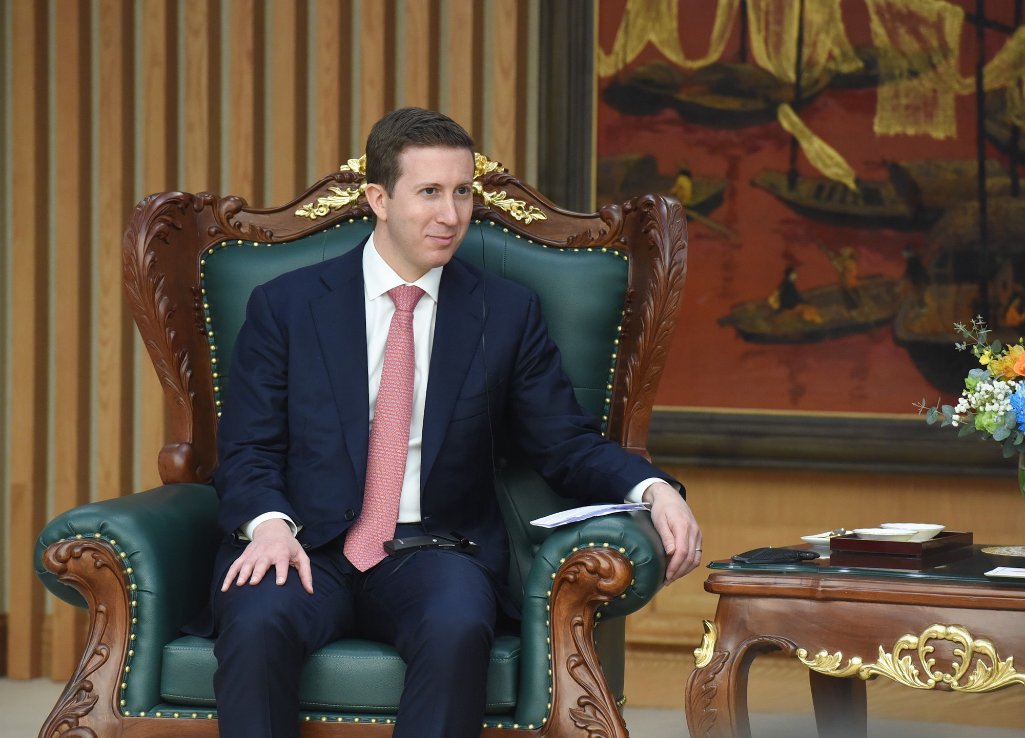 Jeffrey David Perlman habla en el encuentro. Jeffrey David Perlman habla en el encuentro.