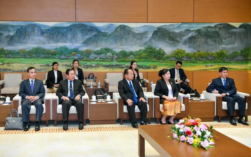 La delegación de la Auditoría del Estado de Laos en la recepción. La delegación de la Auditoría del Estado de Laos en la recepción.