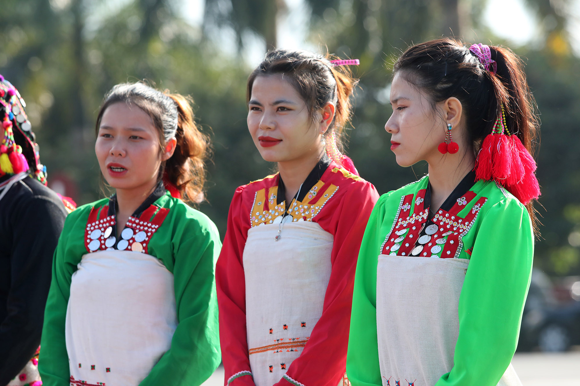 Encantadoras jóvenes de la etnia Mang. Encantadoras jóvenes de la etnia Mang.