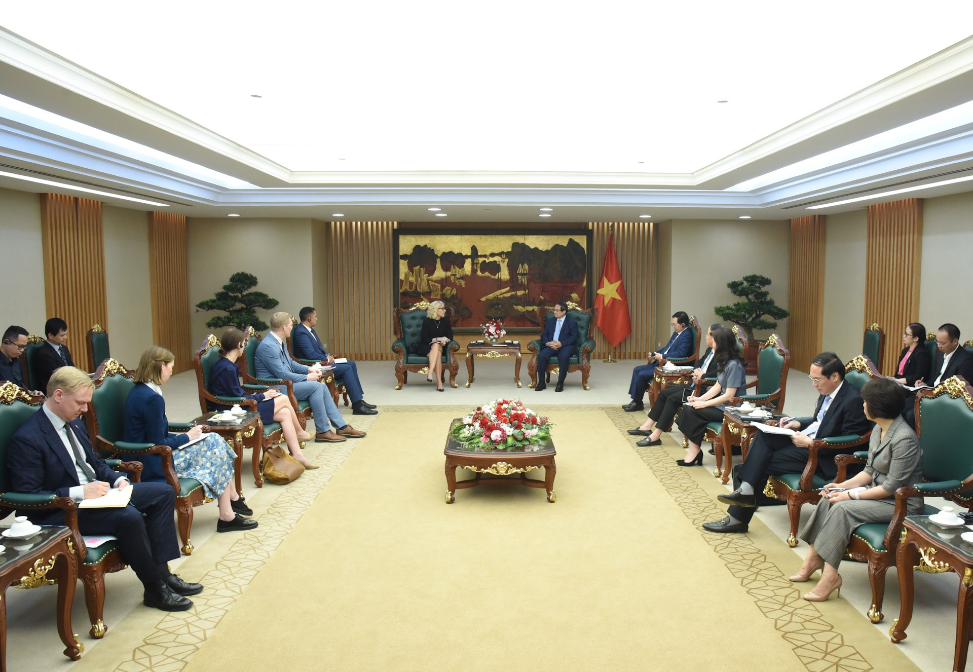 Vista de la reunión. Vista de la reunión.