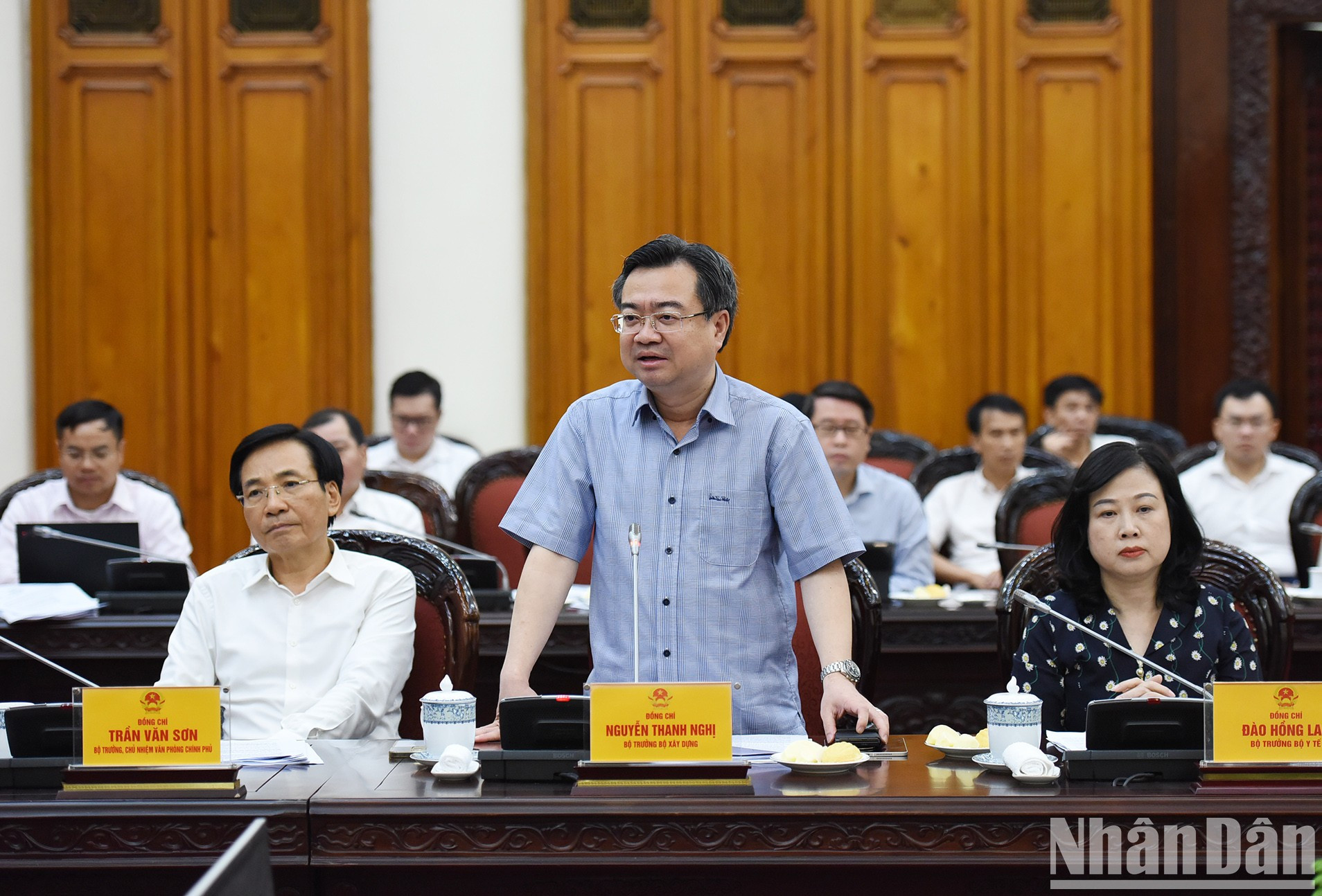 El ministro de Construcción, Nguyen Thanh Nghi.